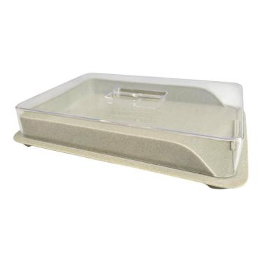 Imagem de Porta Frios Organizador De Geladeira Tampa Acrílico Plástico