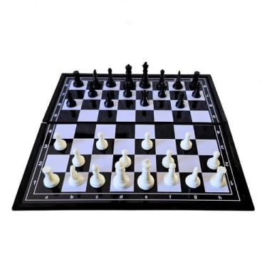Imagem de Tabuleiro de Xadrez Magnetico Plástico 25cm - Onyx