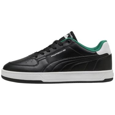 Imagem de PUMA Porsche Legacy Caven 2.0 Tênis masculino casual com cadarço - Preto, Preto, 39