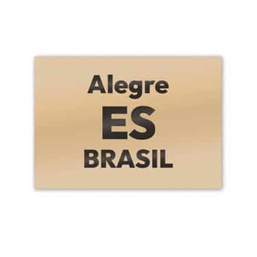 Imagem de Imã de Geladeira Alegre Espírito Santo MDF 8cmx5cm Quadro