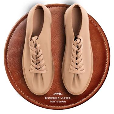 Imagem de Tênis masculino casual Malba | Tênis com alças intercambiáveis | Sapatos confortáveis | Romero e MC Paul, Cinzento-acastan, 41