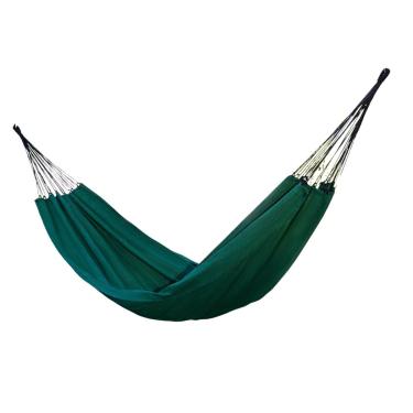 Imagem de Rede de Dormir Jeans Life Basic – Verde e Preto 3,90×1,40 m + Kit Ganchos (8 buchas + 8 parafusos) – Leve e Resistente