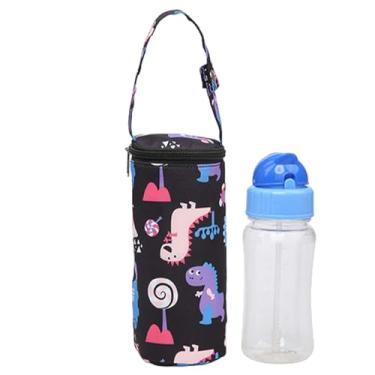 Imagem de Shakven Bolsa térmica para leite materno de viagem, bolsa isolada para garrafa,Saco térmico isolado - Bolsa aquecedora externa com alça de ombro ajustável para garrafas, garrafas de água e bebidas