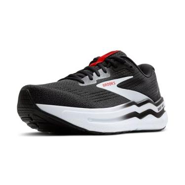 Imagem de Brooks Tênis Ghost Max 2 Neutro Masculino Para Corrida E Caminhada - Preto/Branco/Vermelho Fogo 11 Médio
