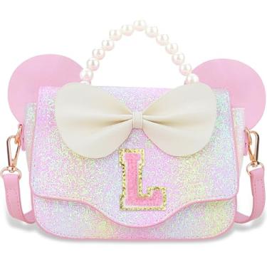 Imagem de Luchike Presentes de aniversário para meninas – Bolsa tiracolo infantil para princesas, presentes de Natal, Rosa - G