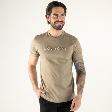 Imagem de Camiseta Calvin Klein Embossed Color Bege-Masculino