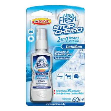 Imagem de Stop Cheiro New Fresh Carro Novo Spray com 60ml - 5020 - LUXCAR