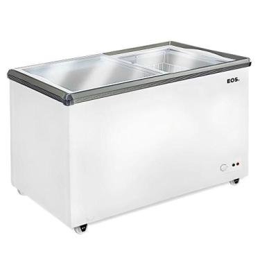 Imagem de Freezer Expositor Horizontal Dupla Ação 320 Litros Eco Gelo Tampa de V