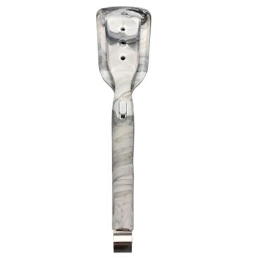 Imagem de Espátulas de silicone 2-em-1 e pinças Chave churrasco multiuso Espátula com trava para ferramenta cozimento pão bife peixe Design ergonômico Grip Cabo resistente Fácil lavar Superfície oca removível c