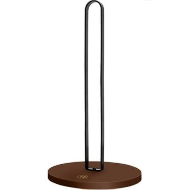 Imagem de Bambüsi Porta-Toalhas De Papel - Porta-Toalhas De Papel De Madeira Com Base De Madeira Antiderrapante, Estilo Moderno Minimalista, Porta-Toalhas De Papel De Bancada, Porta-Toalhas De Papel Preto, Su