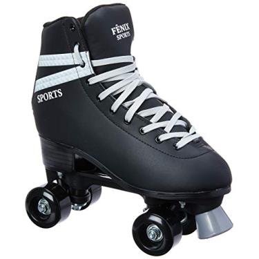 Imagem de Patins 4 Rodas Vinil Fenix Preto