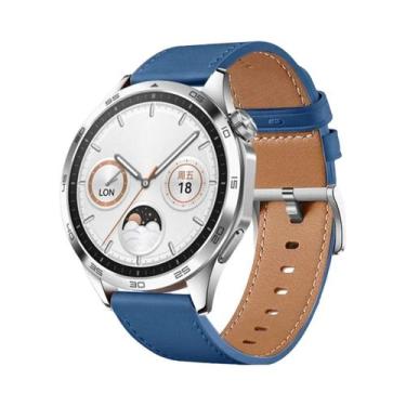 Imagem de Pulseira De Couro Para Huami AMAZFIT BALANCE CHEETAH BIP5 GTR 4 3 pro 