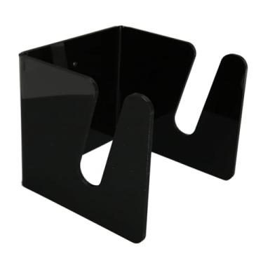 Imagem de Ymiko Suporte de Exibição de Parede de Skate Acrílico para Decoração de Casa e Armazenamento Interno Cabide de Prateleira Transparente para Organização de Parede (Preto)