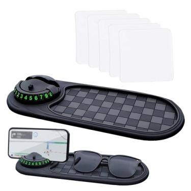 Imagem de hinbkenla Tapete multifuncional antiderrapante para carro, suporte de telefone automotivo, suporte de telefone antiderrapante para carro, tapete antiderrapante multifuncional para carro, tapete