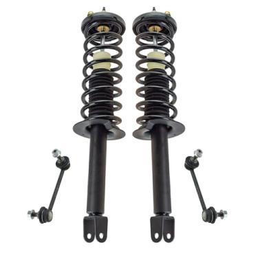 Imagem de TRQ Kit de suspensão traseira e conjuntos de mola com elos de barra oscilante compatíveis com Accord