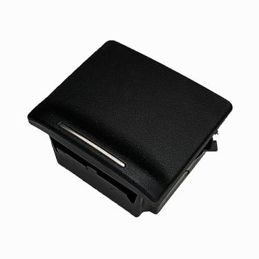 Imagem de Novo 66150AG01CJC 66150AG01CWA Suporte de copo do console traseiro do carro inserção preto/marfim ABS para Subaru Outback 2005 2006 2007 2008 2009 (preto)