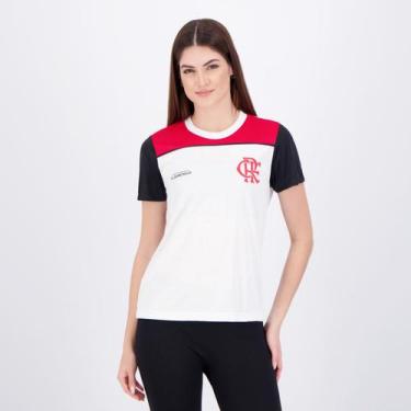 Imagem de Camisa Flamengo Fulgor Feminina Branca - Braziline, M