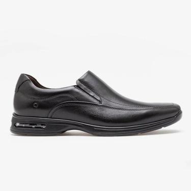 Imagem de Sapato Social Democrata Smart Comfort Masculino Couro Preto, 43