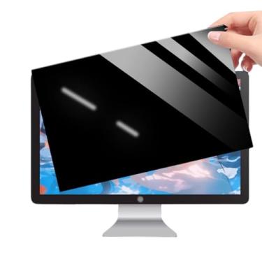 Imagem de Película antiprivacidade removível para desktop, filtro antiespião para monitor de computador, proteção ocular HD, instalação gratuita para escritório, shopping center, café, 21,5 polegadas 491 x 288