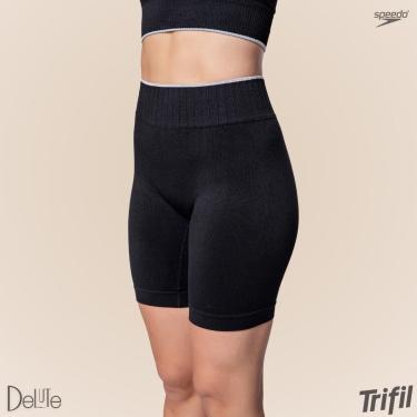 Imagem de Bermuda Feminina Poliamida Cintura Alta Academia Fitness-Feminino