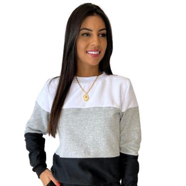 Imagem de Conjunto Moletom Feminino Flanelado Estiloso e Quentinho-Feminino