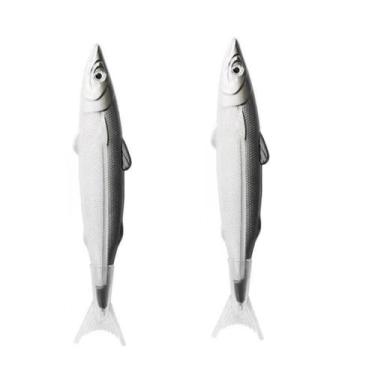 Imagem de Caneta Esferográfica em Formato de Peixe  Fofa e Estilosa Tinta Preta 