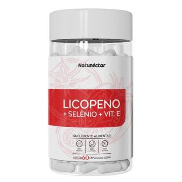 Imagem de Licopeno + Selênio Vitamina E Suplemento Natural Extrato Seco Frascos 