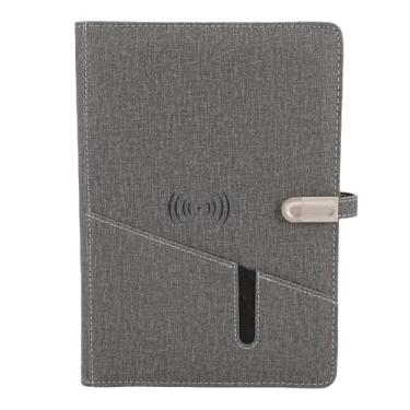 Imagem de Asixxsix Notebook Multifuncional Com Lâmpada, Gravação de Áudio, Fonte de Alimentação 8000mAh, Carregador Wireless 15W, Planner Preenchível ou Notas de Trabalho e Reuniões de Negócios