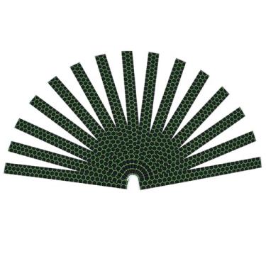 Imagem de Cryfokt Adesivo Universal Verde para Flechas Termorretráteis para Entusiastas de Tiro Com - 15 Peças, Leve e Elegante, Fácil Aplicação para Caça