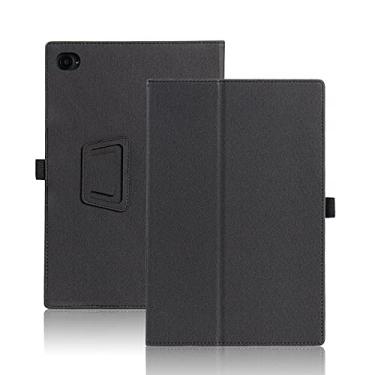 Imagem de Zshion Capa para tablet compatível com Blackview Tab 15 de 10,5 polegadas, capa flip ultrafina com suporte dobrável com função despertar/hibernar automática (preto)