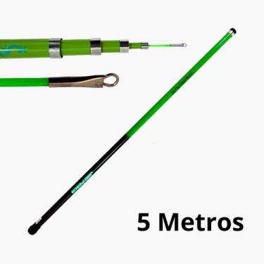Imagem de Vara Telescópica Gomo Longo Traíra 5m Verde. Seu Aliado na Pesca - Jau