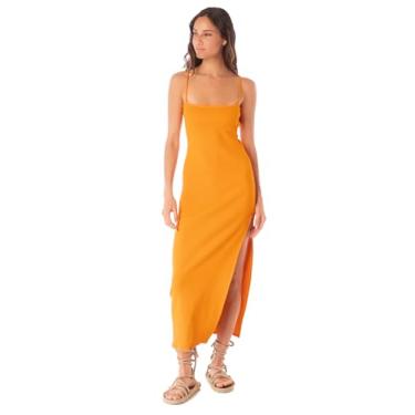 Imagem de Maaji Vestido longo feminino laranja neon Lucca, Laranja brilhante, P