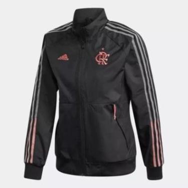 Imagem de Jaqueta Hino CR Flamengo - adidas FQ7650-Feminino