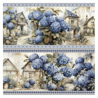 Imagem de Tecido Tricoline Digital Barrado Villa Toscana 100% Algodão