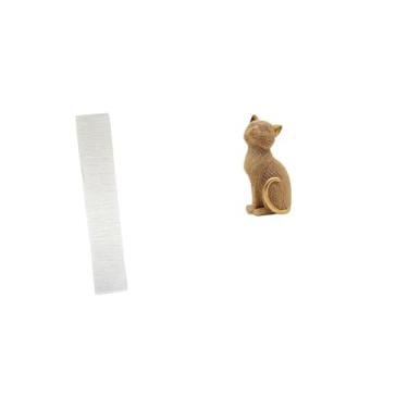 Imagem de Whtkoph Abajur para Sala de Estar com Estátua de Gato, Figura Decorativa em Resina, Peça Colecionável para de Entrada, Estante E Quarto.