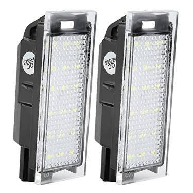 Imagem de VBESTLIFE 2 Pces Carro Conduziu a Luz da Placa de Licença, 18leds Super Brilho Baixo Consumo de Energia, Substituição Direta Nenhum Design de Danos para Clio Iii, Iv