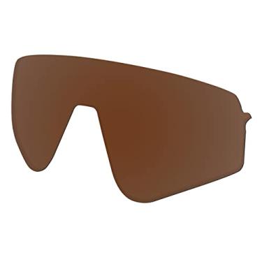 Imagem de Predrox Lentes de substituição Brown Sutro Lite Sweep para óculos de sol Oakley OO9465 polarizadas