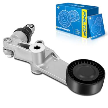 Imagem de PHILTOP Conjunto de polia tensora de correia 38286 compatível com Toyota Pontiac para Vibe/Matrix 2003-2008, Celica/MR2 Spyder 2000-2005, Corolla 1998-2008 Prizm 1998-2002, tensor de correia de