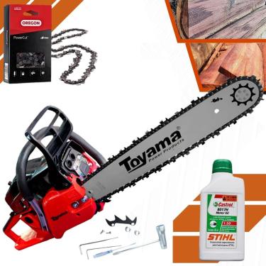 Imagem de Motoserra Motosserra Toyama Tcs58-f G2 + Óleo Stihl Stil