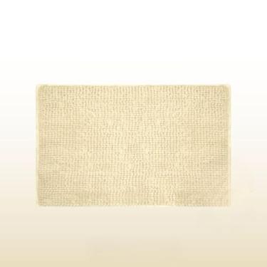 Imagem de Tapete Grande para Banheiro 50x100cm Antiderrapante em Microfibra Luxo – Super Absorvente, Macio e Durável(Bege Off-White,1)