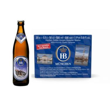 Imagem de Cerveja Hofbrau HB Weissbier - Pack 20 unidades 500ml