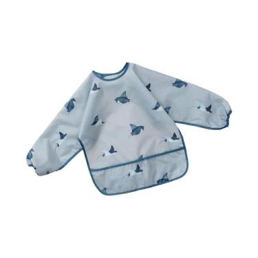 Imagem de Babadores Impermeáveis De Manga Longa Laváveis Para Bebês Elinfant, Fr