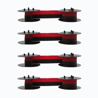 Imagem de EBTOOLS Fita de Calculadora 4 PCS, Substituição de Carretel Duplo Universal Com Alta Compatibilidade, para EL 1197PIII EL 2196BL MP21DX MP1DX MP25DV MP27D FR 2650TM DR 120R DR 210R