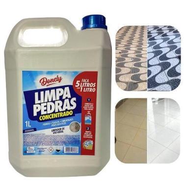Imagem de Limpa Pisos Pedras Tira Encardido 1Litro Concentrado Rende 5L - Donely