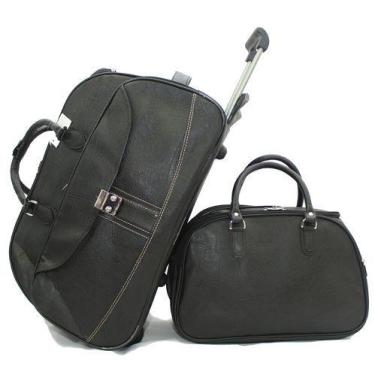 Imagem de Kit Mala Para Viagem Com Rodinhas E Bolsa Média De Mão - URM E-COMMERC