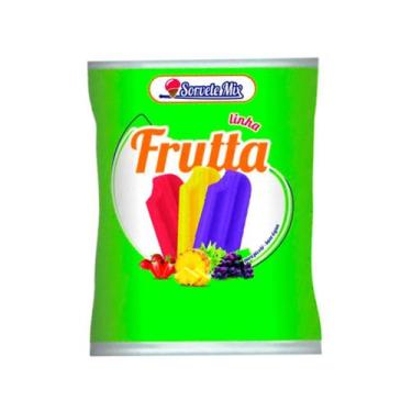 Imagem de Po saborizante p/ sorvete frutta maçã verde sorvepan c/ 1 kg