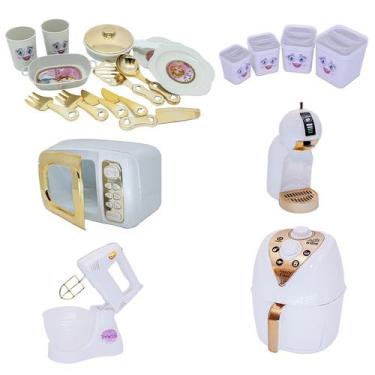Imagem de Kit Cozinha Princesa Air Fryer Batedeira Microondas 21pç - CLICKCOMPRA