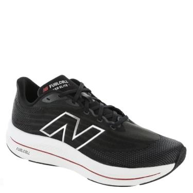 Imagem de New Balance Fuelcell Walker Elite V1 masculino, Preto/vermelho de equipe/prata, 10.5 Wide