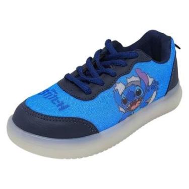 Imagem de Tenis Infatil Menino Stitch Luz de Led Dia a Dia Kid Star-Masculino