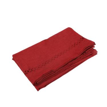 Imagem de Yosoo Toalha de Mesa Retangular Texturizada de Linho Sintético à Prova de Derramamento de Pano Macio para Mesa de Jantar para Festa, Banquete de Casamento, Uso Interno (140 * 300cm)